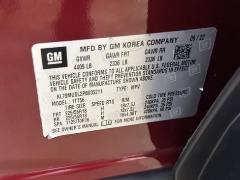 Certified 2023 Chevrolet TrailBlazer RS w/ Sun and Liftgate Package AWD/4WD image 30