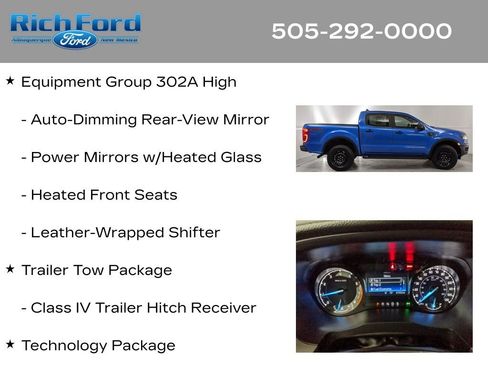 Certified 2023 Ford Ranger XLT w/ Equipment Group 302A High AWD/4WD image 22