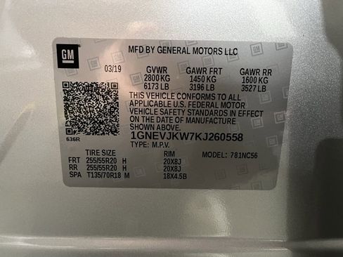 Used 2019 Chevrolet Traverse RS w/ LPO, Floor Liner Package image 24