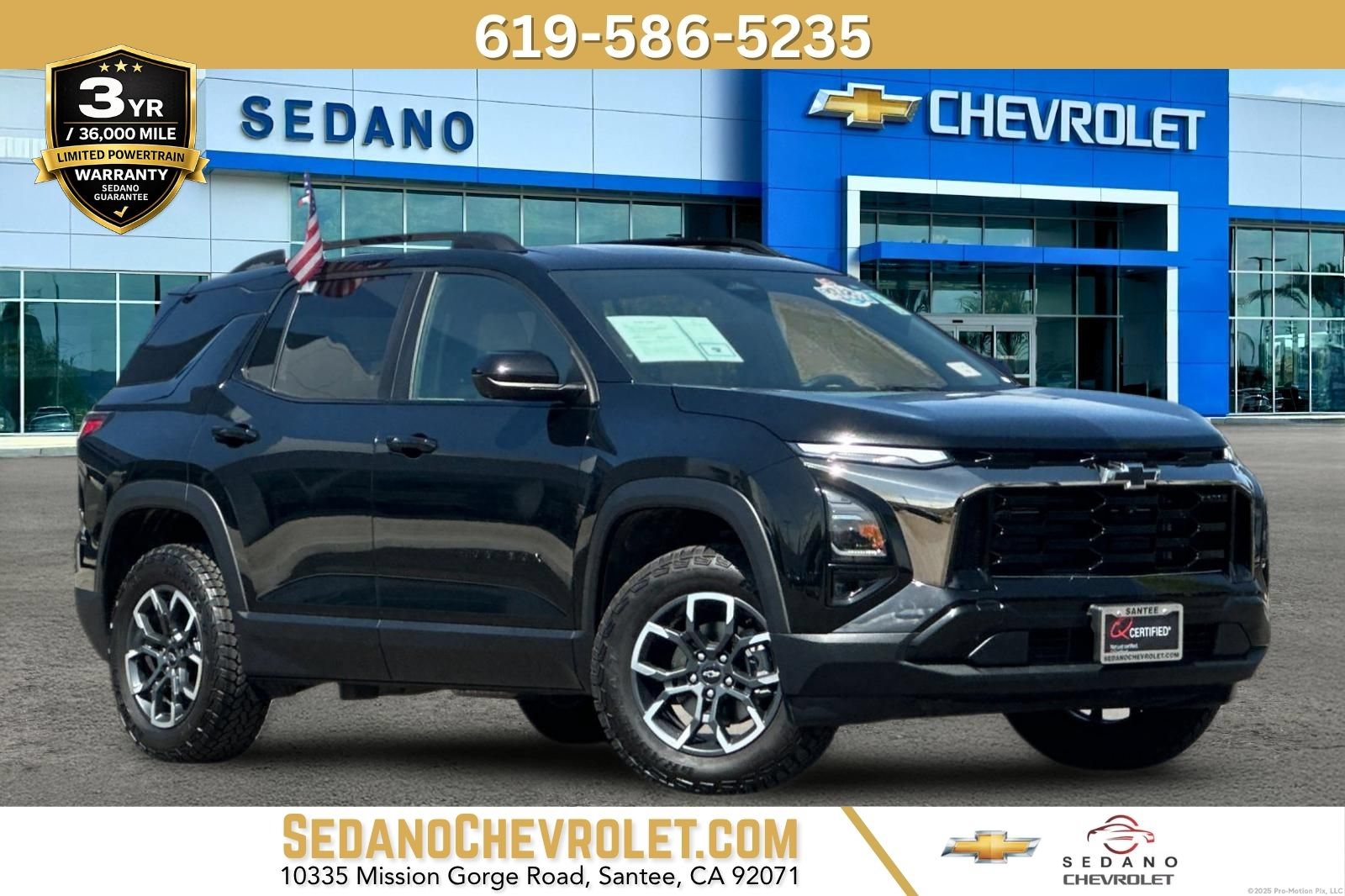 Used 2025 Chevrolet Equinox ACTIV w/ Safety and Technology Package AWD/4WD image 1