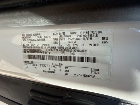 Used 2023 Ford Transit 250 148 High Roof AWD w/ Exterior Upgrade Package image 45