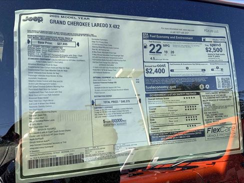 New 2025 Jeep Grand Cherokee Laredo X image 20