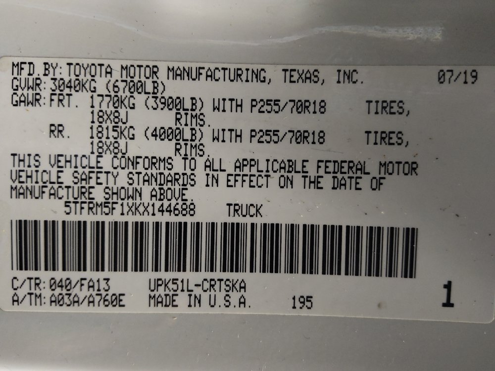 Used 2019 Toyota Tundra SR RWD image 33