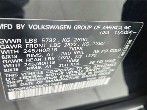 Used 2025 Volkswagen Atlas SE image 63