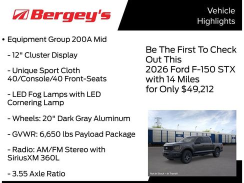 New 2026 Ford F150 STX AWD/4WD image 5