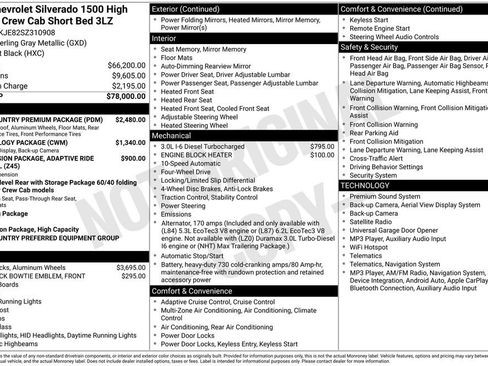 Used 2025 Chevrolet Silverado 1500 High Country w/ High Country Premium Package AWD/4WD image 26