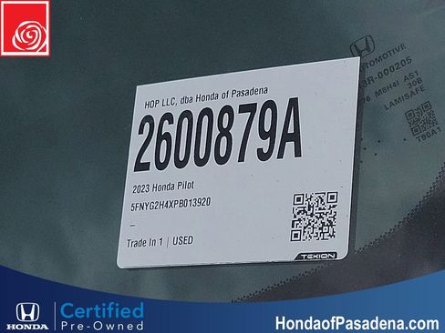 Certified 2023 Honda Pilot EX-L image 34