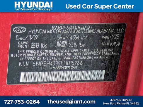 Used 2020 Hyundai Sonata Limited FWD image 43