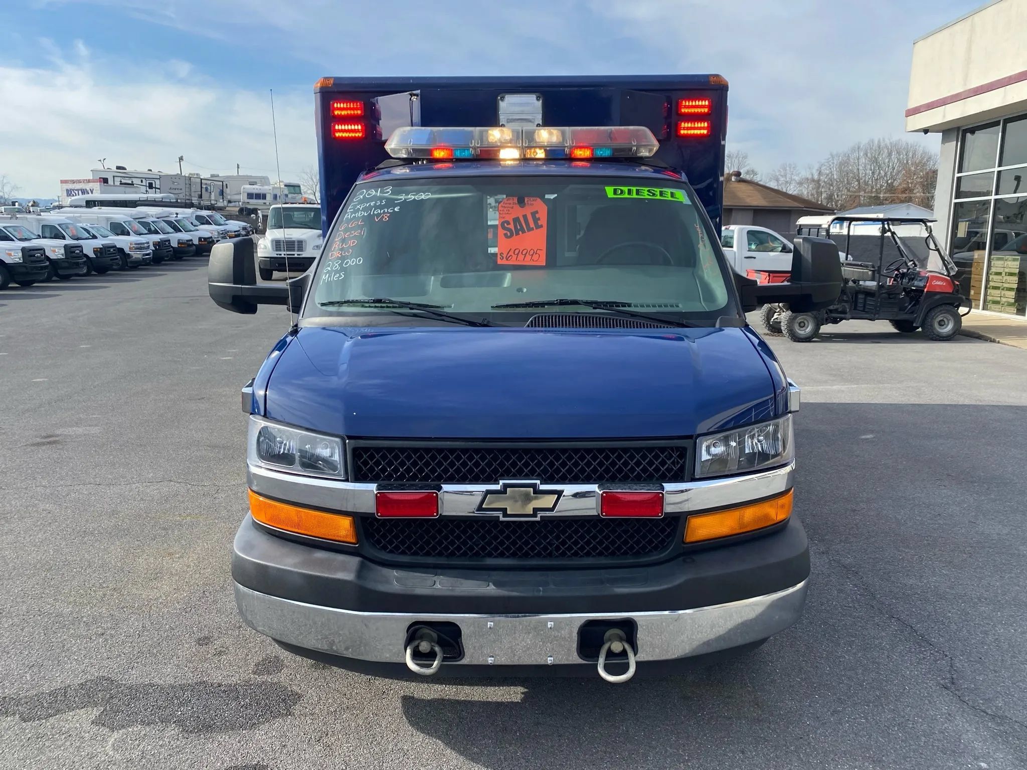 Used 2013 Chevrolet Express 3500 w/ Ambulance Package RWD image 2