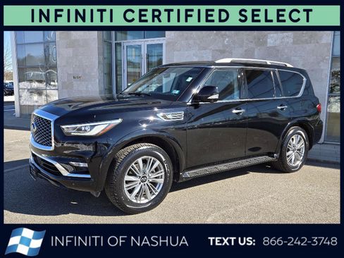 Certified 2021 INFINITI QX80 Luxe w/ All-Season Package image 2
