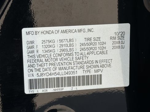 Used 2020 Acura MDX SH-AWD w/ Technology Package image 35