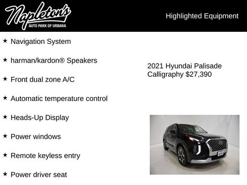 Used 2021 Hyundai Palisade Calligraphy image 15