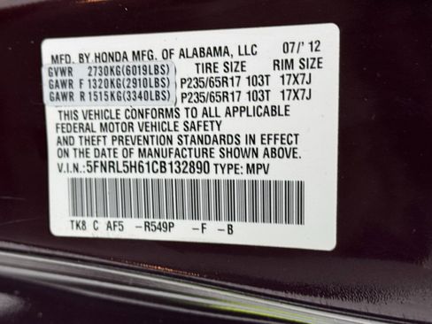 Used 2012 Honda Odyssey EX-L image 42