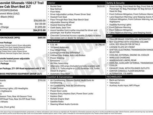 Used 2023 Chevrolet Silverado 1500 LT Trail Boss w/ Protection Package image 16