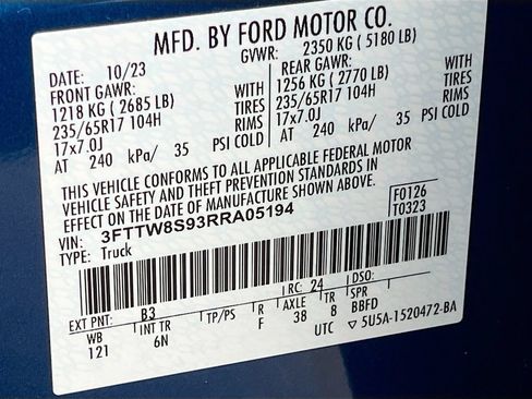Used 2024 Ford Maverick Lariat w/ FX4 Off-Road Package AWD/4WD image 32