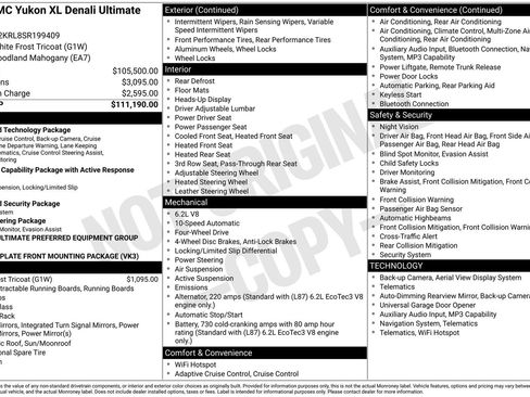 Certified 2025 GMC Yukon XL Denali Ultimate AWD/4WD image 5