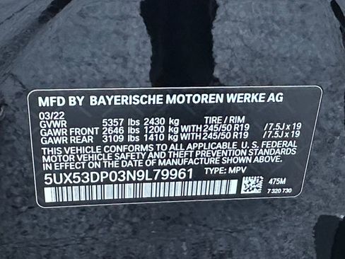 Used 2022 BMW X3 xDrive30i image 28