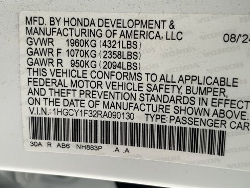 Used 2024 Honda Accord EX image 13