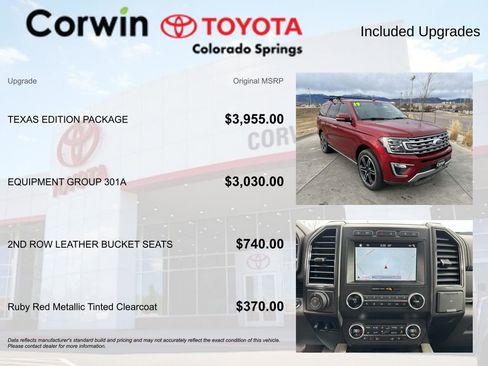 Used 2019 Ford Expedition Limited w/ Texas Edition Package image 4