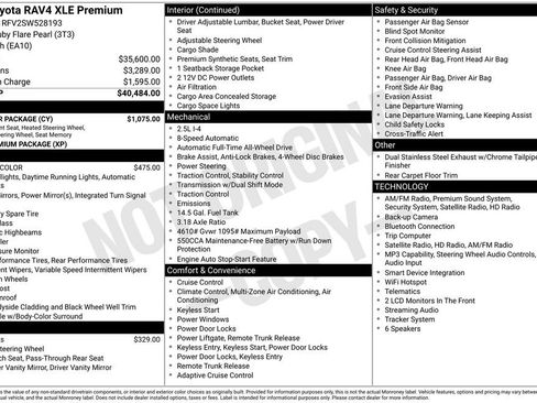 Used 2025 Toyota RAV4 XLE Premium w/ Weather Package AWD/4WD image 4