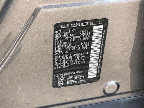 Used 2023 Nissan Armada SL w/ Midnight Edition Package AWD/4WD image 19