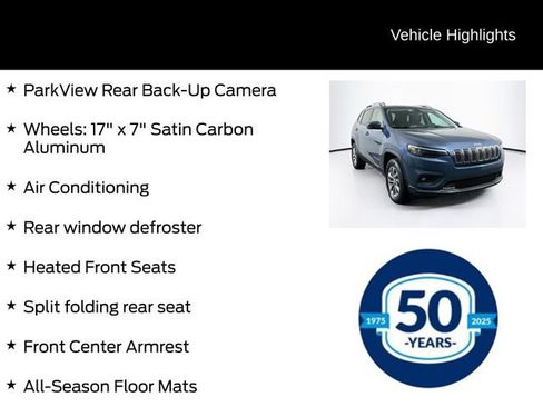 Used 2019 Jeep Cherokee Latitude Plus w/ Cold Weather Group AWD/4WD image 11