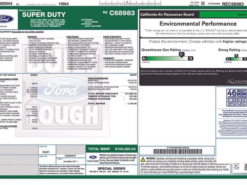 Used 2024 Ford F250 King Ranch w/ Tremor Off-Road Package AWD/4WD image 9