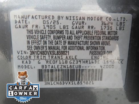 Used 2025 Nissan Versa S w/ Trunk Package image 26