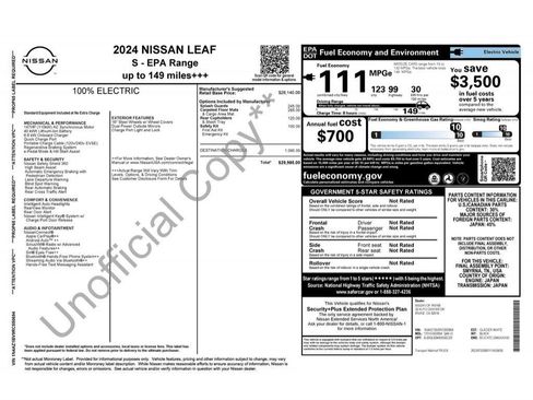 Used 2024 Nissan Leaf S image 11