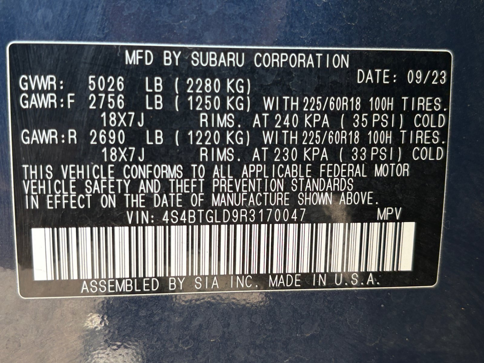 Certified 2024 Subaru Outback Onyx Edition XT AWD/4WD image 34