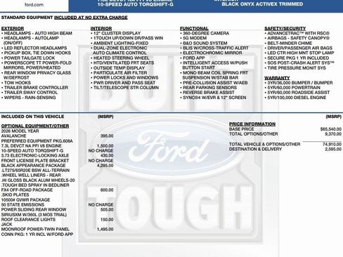 New 2026 Ford F250 Lariat w/ Black Appearance Package image 2