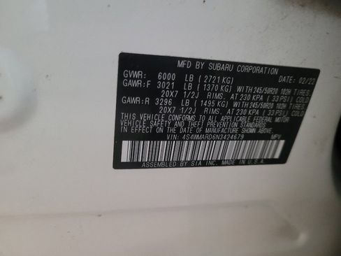 Used 2022 Subaru Ascent Touring AWD/4WD image 33
