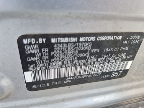 Used 2024 Mitsubishi Outlander Sport SE AWD/4WD image 34