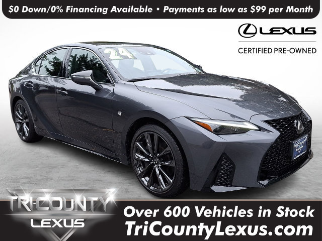 Certified 2024 Lexus IS 350 F Sport w/ Memory Package AWD/4WD image 1