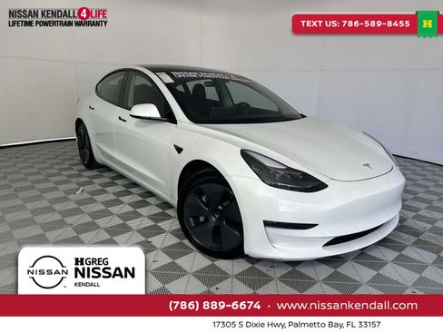 Used 2022 Tesla Model 3 Long Range AWD/4WD image 1