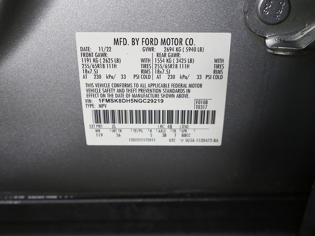 Used 2022 Ford Explorer XLT AWD/4WD image 50