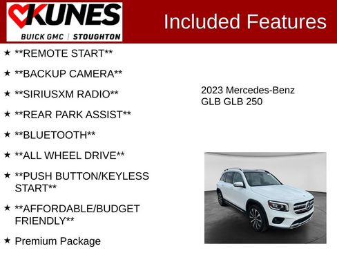 Used 2023 Mercedes-Benz GLB 250 4MATIC w/ Premium Package image 2