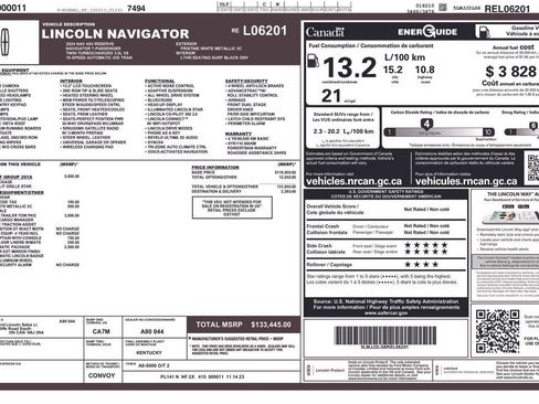 Used 2024 Lincoln Navigator Reserve w/ Equipment Group 201A image 6