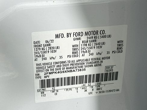Used 2022 Ford Edge SE w/ Black Appearance Package AWD/4WD image 12