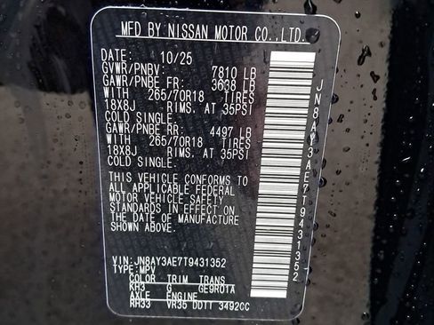 New 2026 Nissan Armada SV image 31