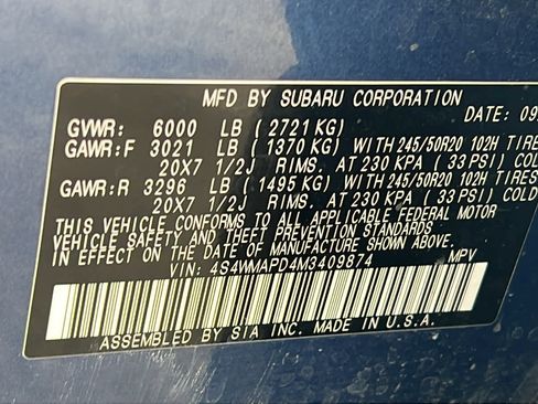 Used 2021 Subaru Ascent Limited w/ Technology Package image 30