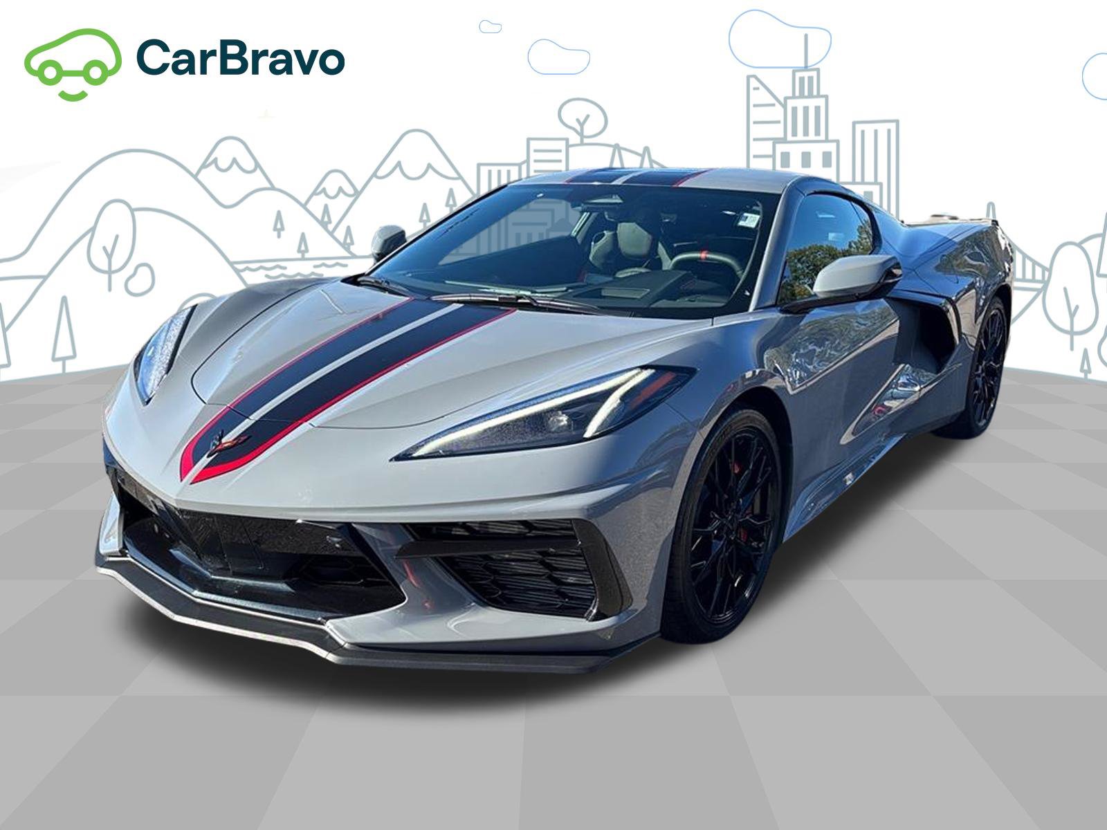 Certified 2025 Chevrolet Corvette Stingray Premium Cpe w/ Z51 Performance Package RWD image 1