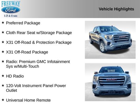 Used 2021 GMC Sierra 1500 SLE w/ X31 Off-Road Package image 3