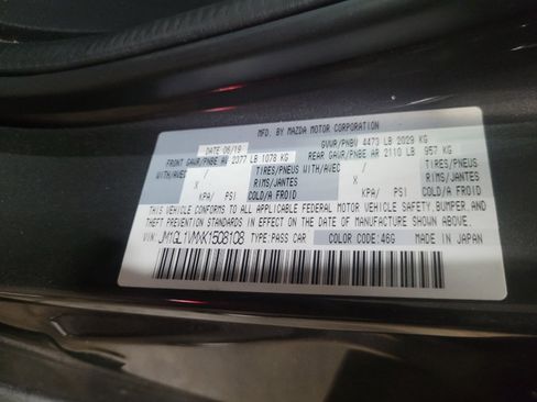 Used 2019 MAZDA MAZDA6 Touring image 33