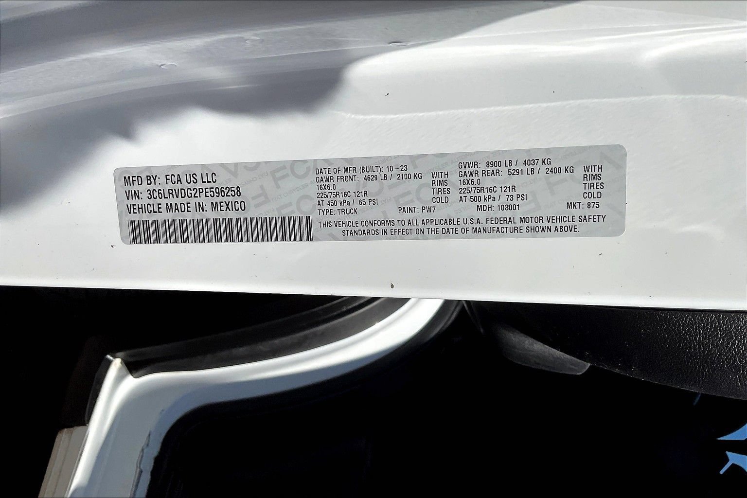 Used 2023 RAM ProMaster 2500 FWD image 21