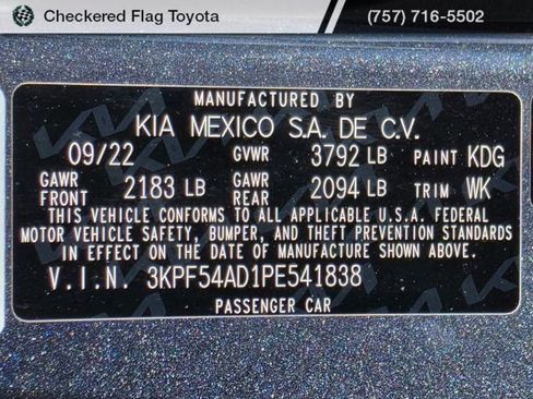 Used 2023 Kia Forte GT-Line w/ GT-Line Technology Package FWD image 46