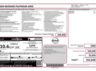 Used 2024 Nissan Murano Platinum AWD/4WD video 1