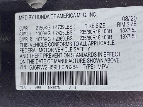 Used 2020 Honda CR-V EX image 32