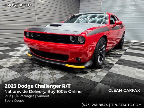 Used 2023 Dodge Challenger R/T w/ T/A Package RWD image 45