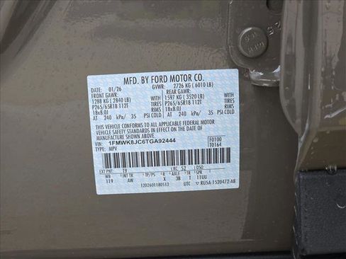 New 2026 Ford Explorer Tremor w/ Tremor Ultimate Package image 17